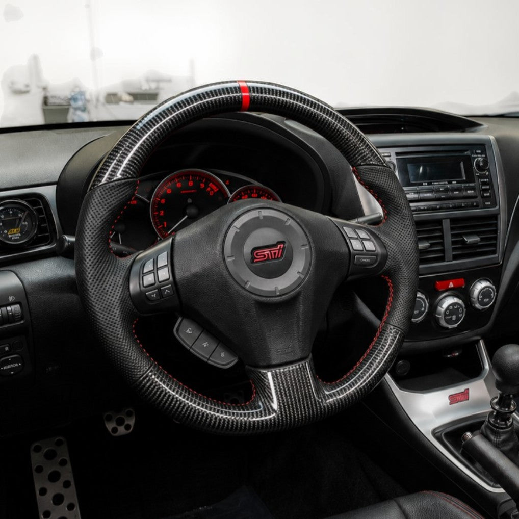 (2008'-2014') Impreza WRX STI Carbon Fiber Steering Wheel