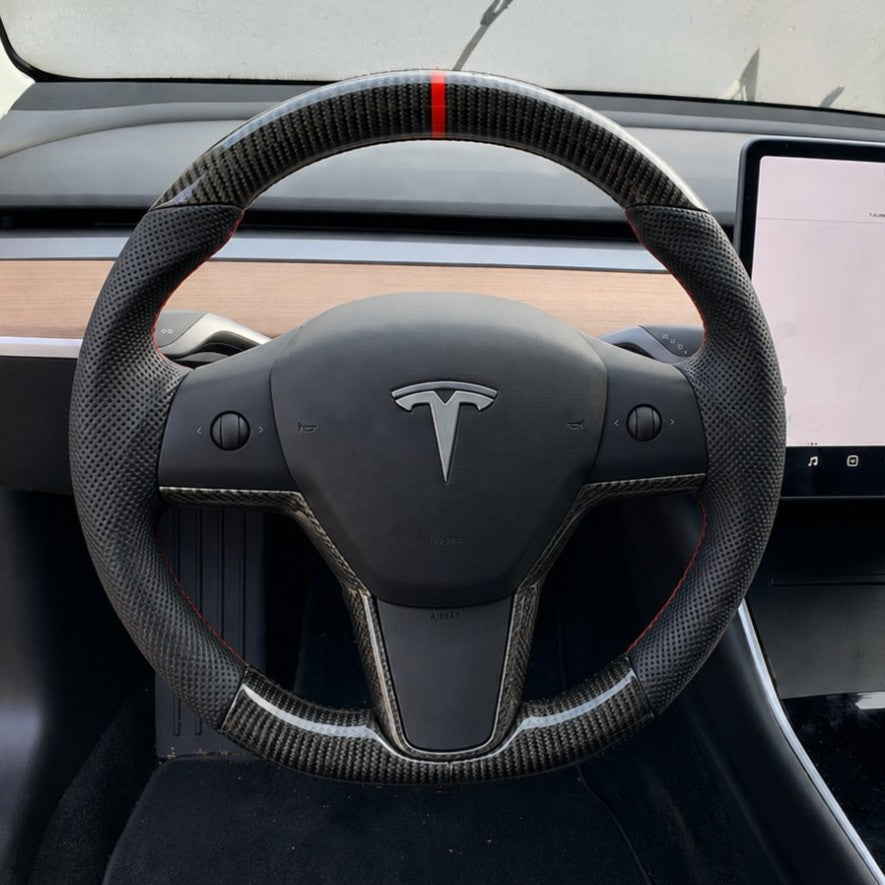 Carbon Fiber Steering Wheel for Model 3 | Y