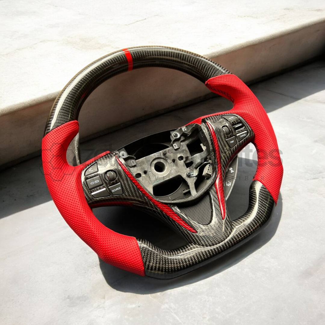 2015-2020 Acura TLX Carbon Fiber Steering Wheel Customizable