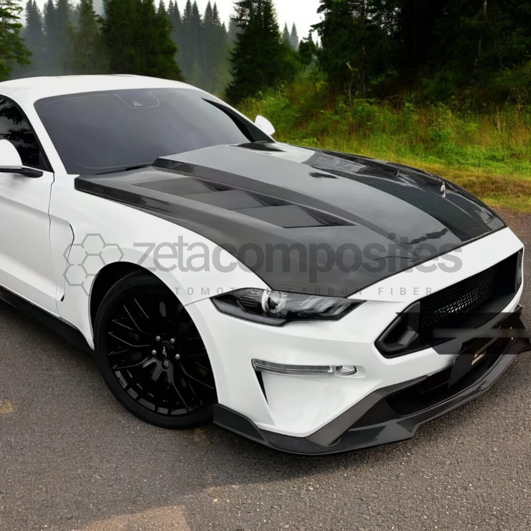 Mustang Carbon Fiber Hood Triple Vented (2015-2023)