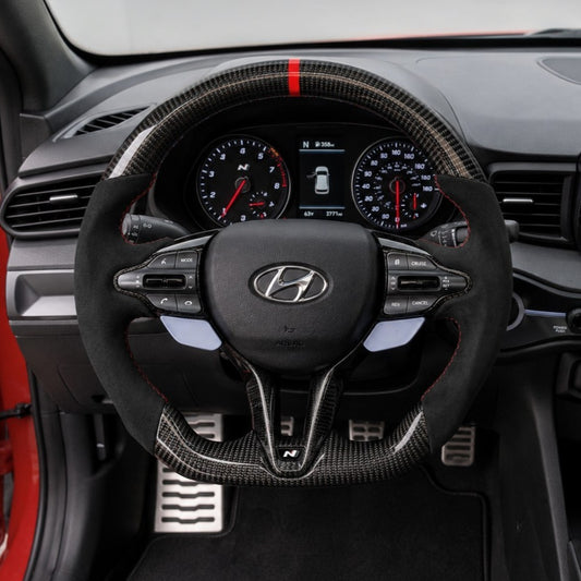 (2019'+) Veloster Carbon Fiber Steering Wheel
