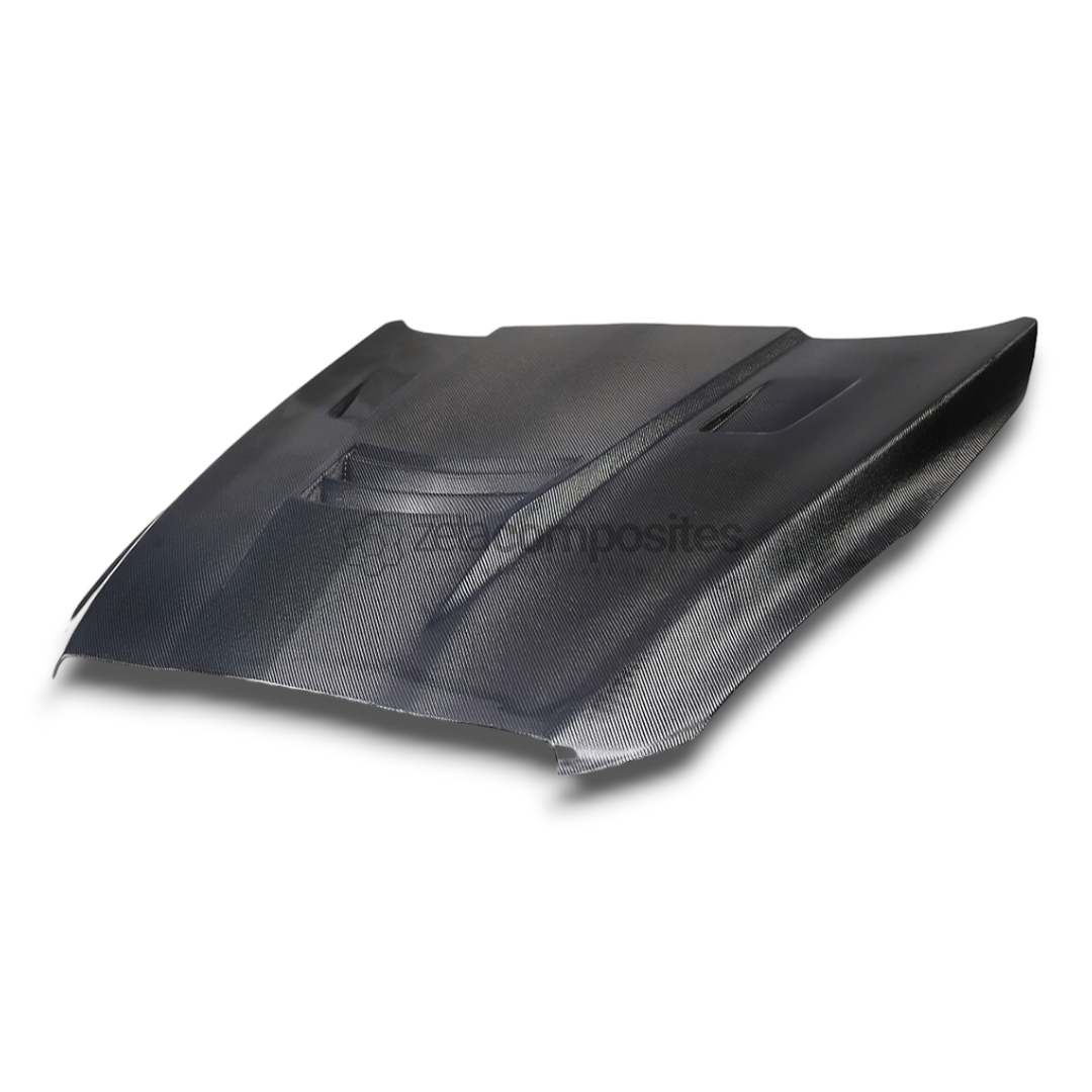 2013-2015 Cadillac ATS V Style Carbon Fiber Hood