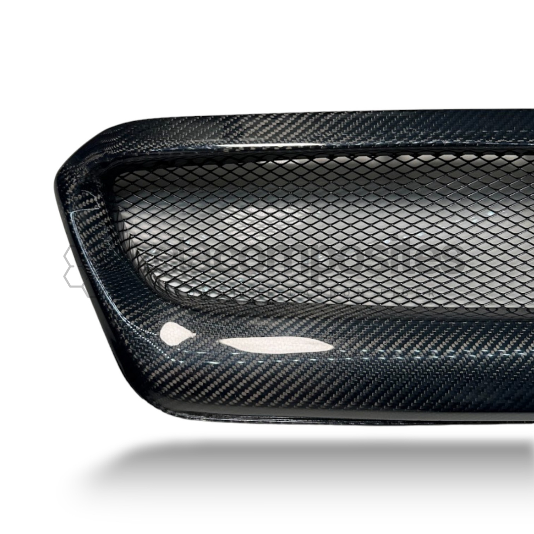 15-17 Subaru WRX STi Carbon Fiber OE Style Front Grill Meshed