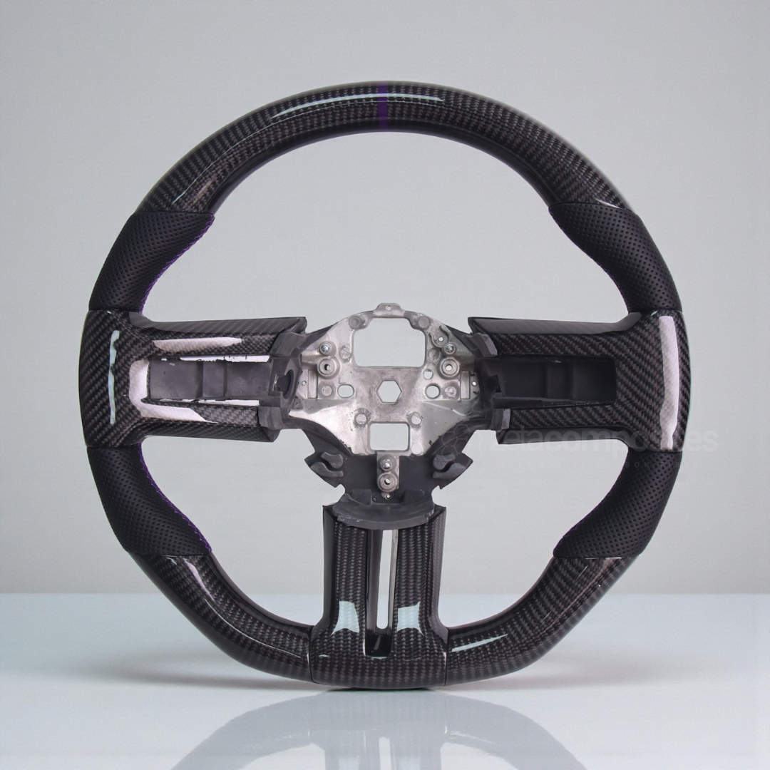 Carbon Fiber Steering Wheel for Mustang (2010'-2014')