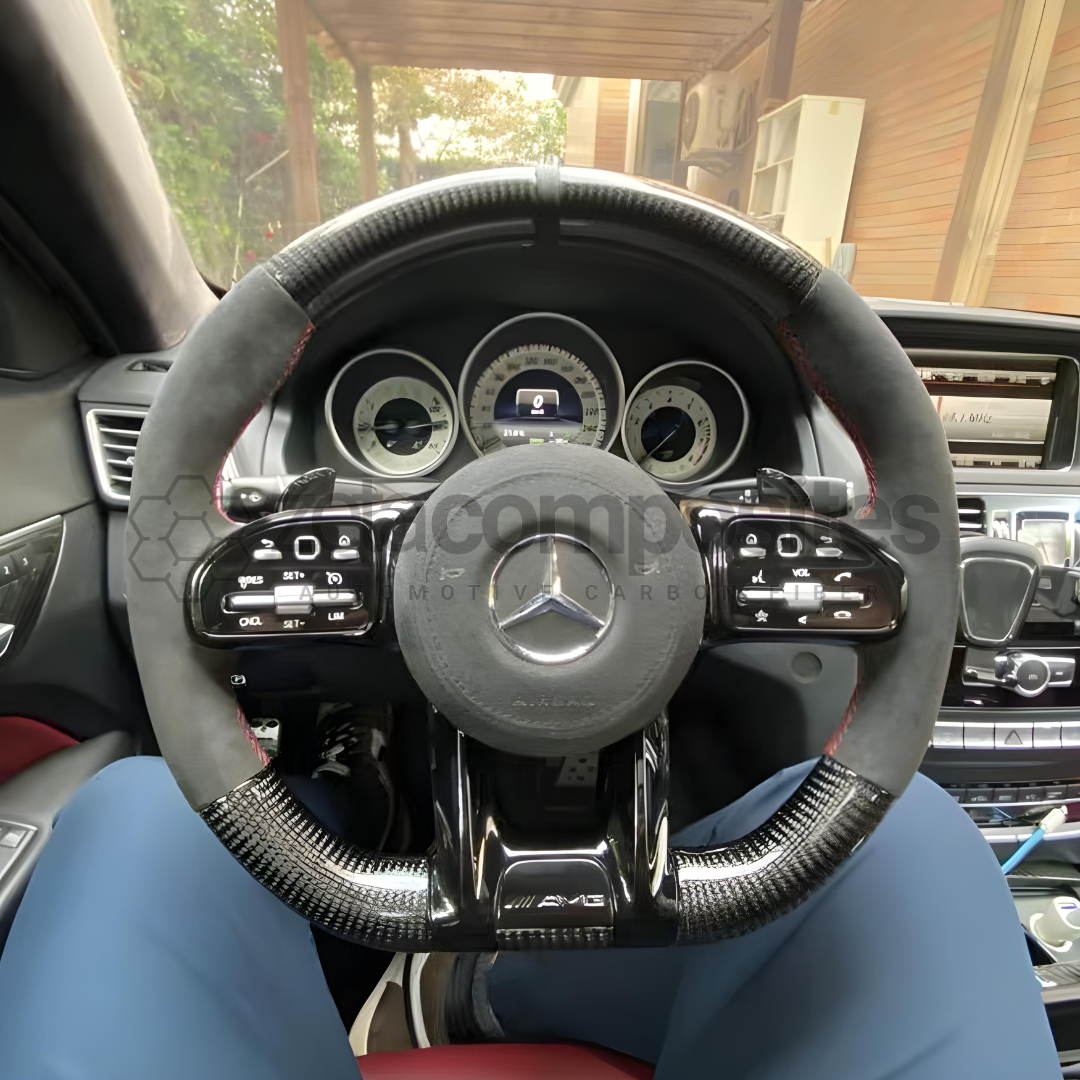 2018+ Mercedes Benz AMG Carbon Fiber Steering Wheel Custom