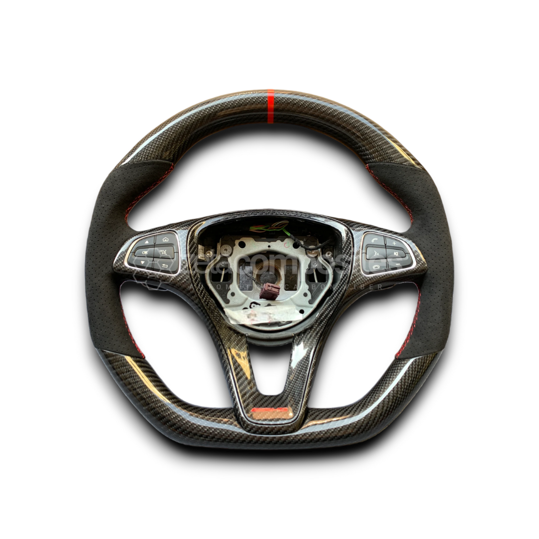 2012-2015 Mercedes Benz W204 Carbon Fiber Steering Wheel Custom