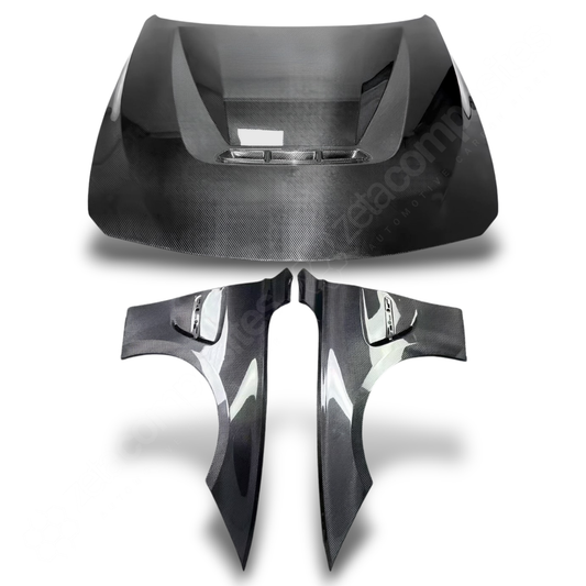 BMW F80/F30 Carbon Fiber Hood & Fenders Kit - GTS Style