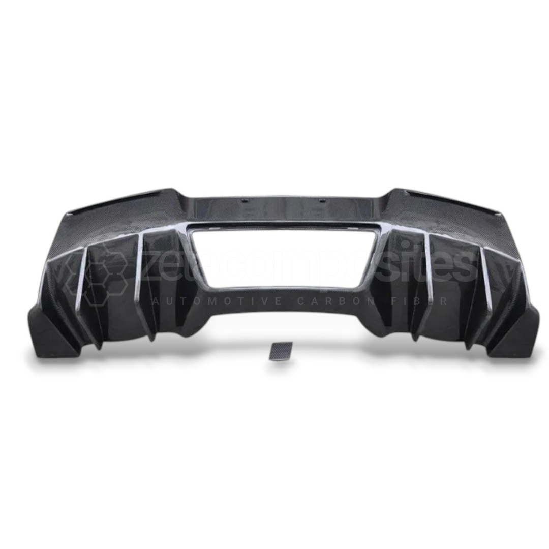 Corvette C7 Carbon Fiber Finned Rear Diffuser Z06 / GS / SR / ZR1 (14'-19')