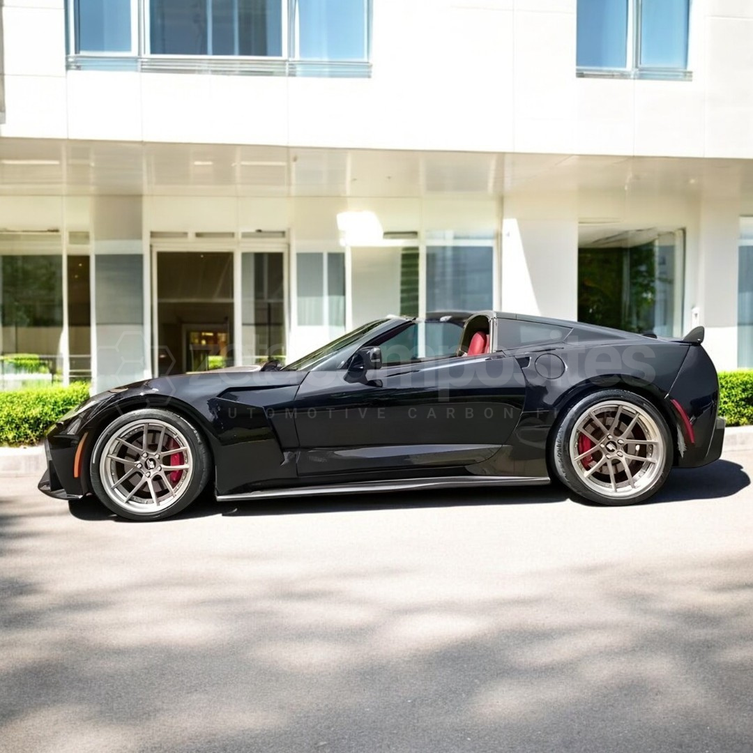 Corvette C7 / GS / Z06 Carbon Fiber Side Skirts OE+