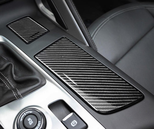 (2014'-2019') Corvette C7 Carbon Fiber Center Console Lid Covers
