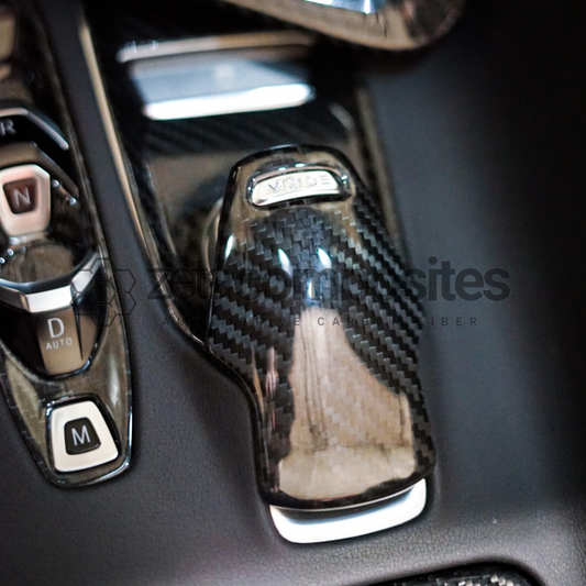 Carbon Fiber Shifter Chrome Delete and Shift Knob C8 Corvette