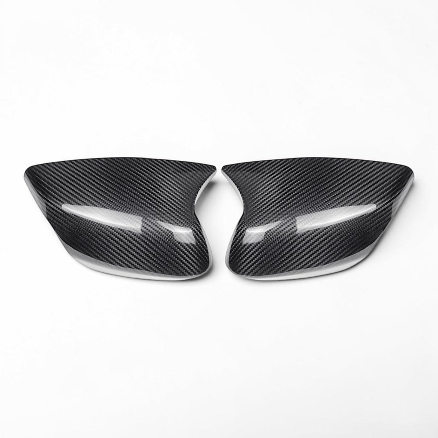 (2020'+) C8 Corvette Carbon FIber Winged Mirror Caps (M Style)
