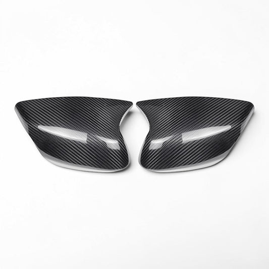 (2020'+) C8 Corvette Carbon FIber Winged Mirror Caps (M Style)