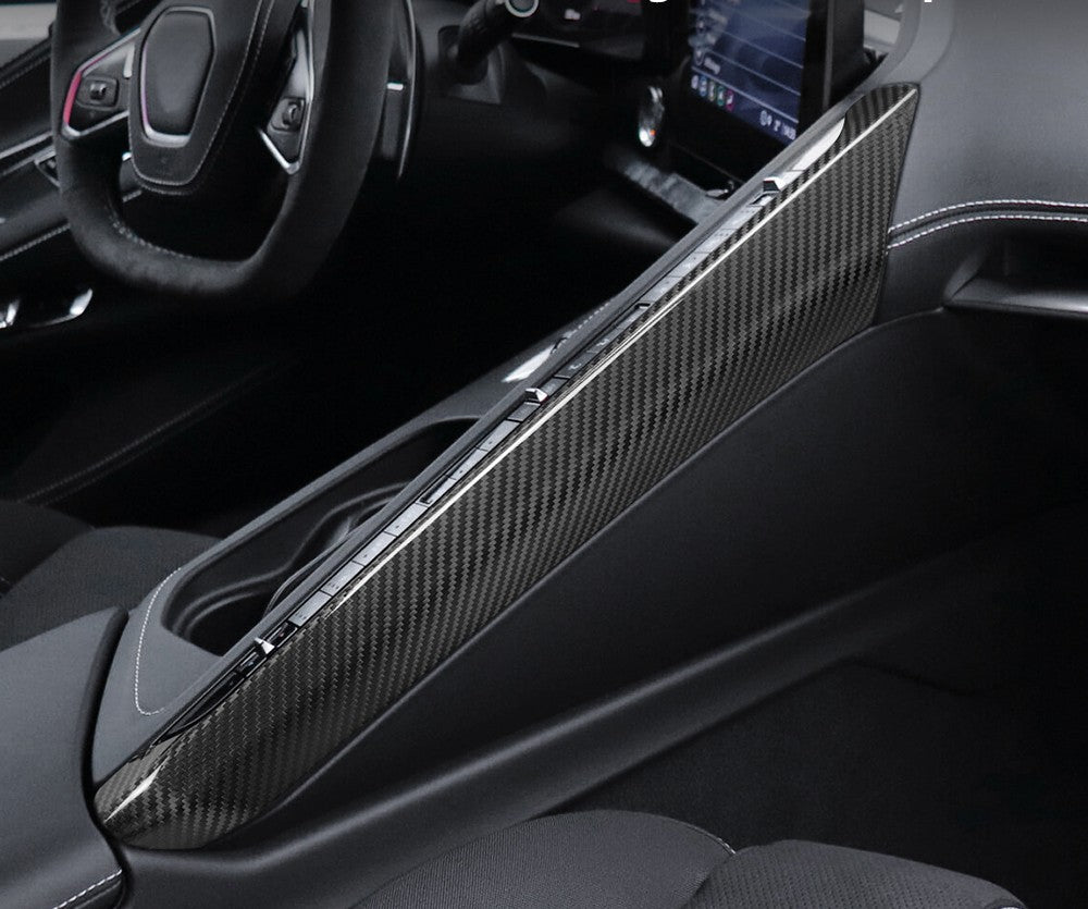 (2020'+) C8 Corvette Carbon Fiber Central Pillar Cover