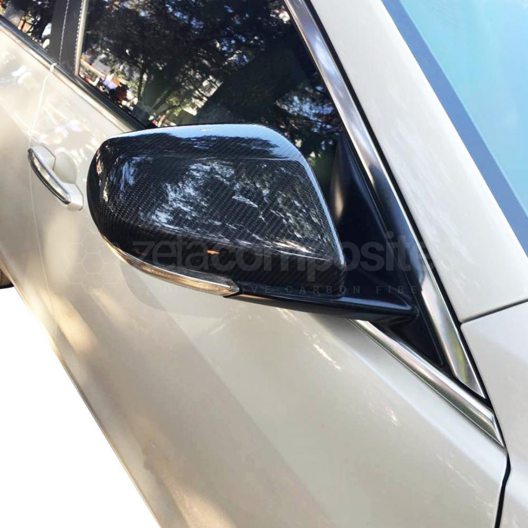 2016-2019 Cadillac CTS V Carbon Fiber Mirror Cap Replacements