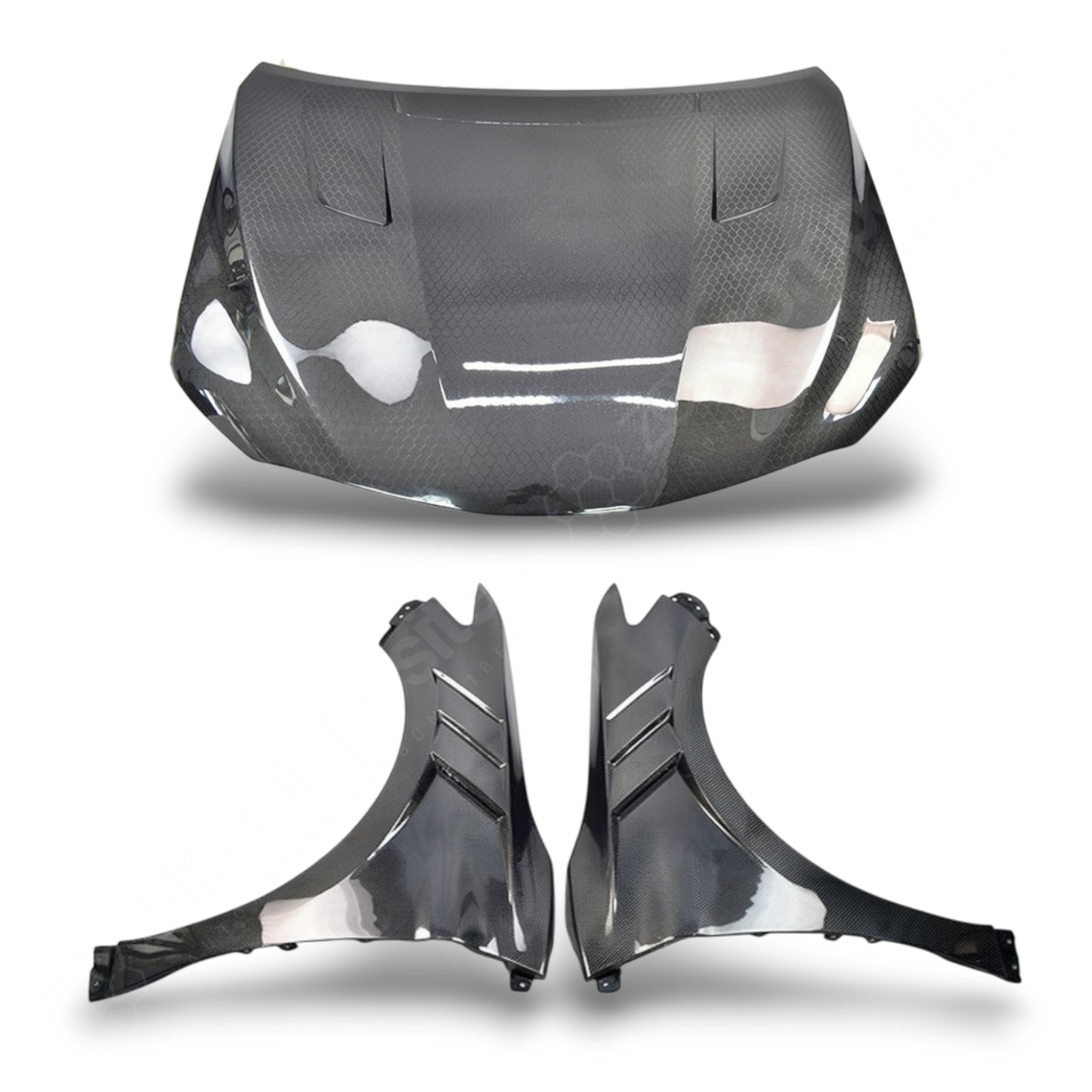 (2018'+) for Camry Carbon Fiber Hood & Fender Kit - Performance Style