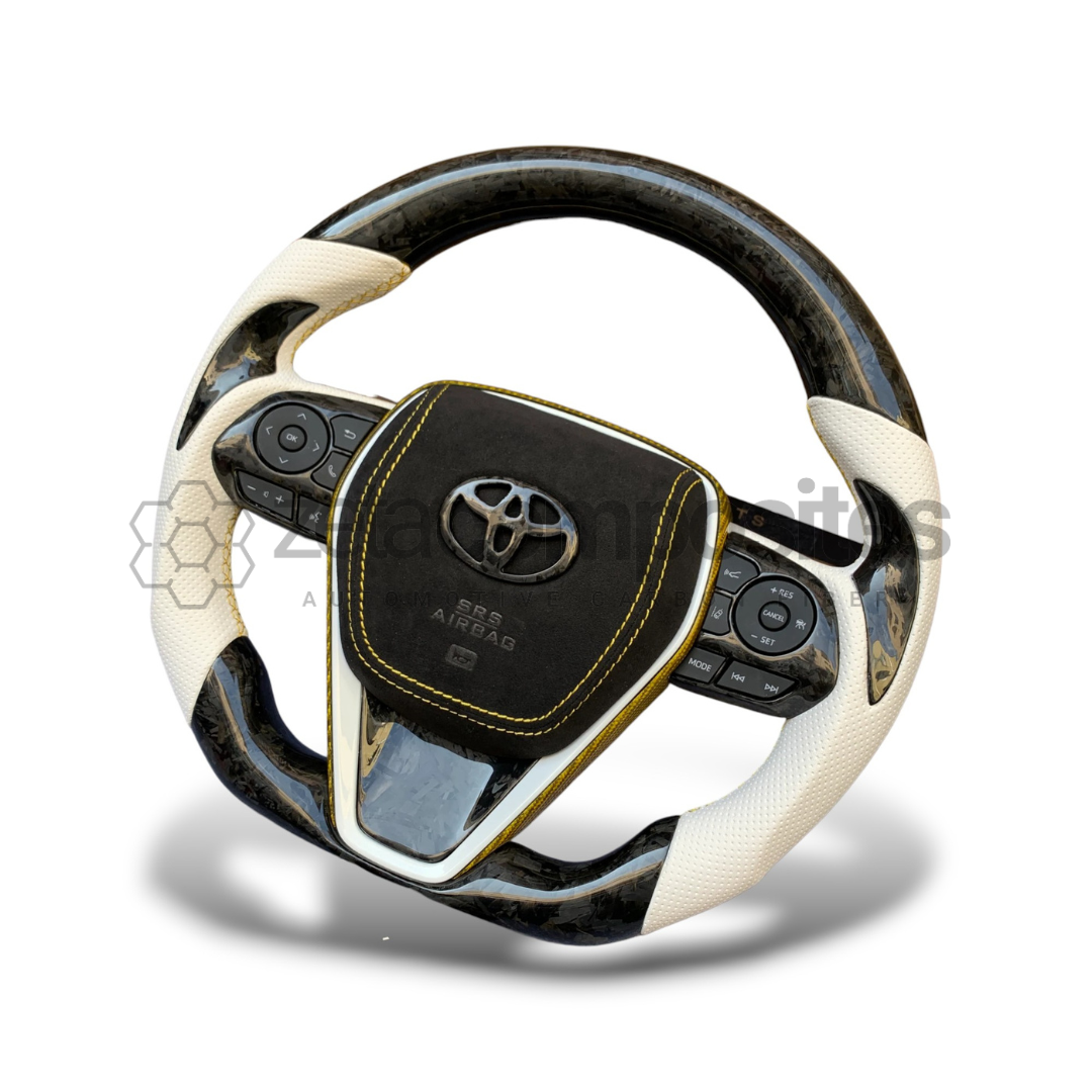 2018-2024 Toyota Camry Carbon Fiber Steering Wheel Customizable