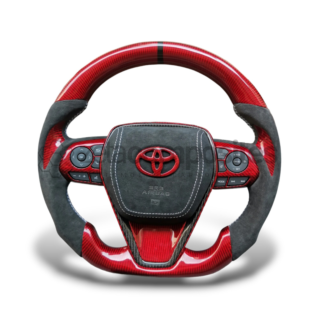 2018-2024 Toyota Camry Carbon Fiber Steering Wheel Customizable