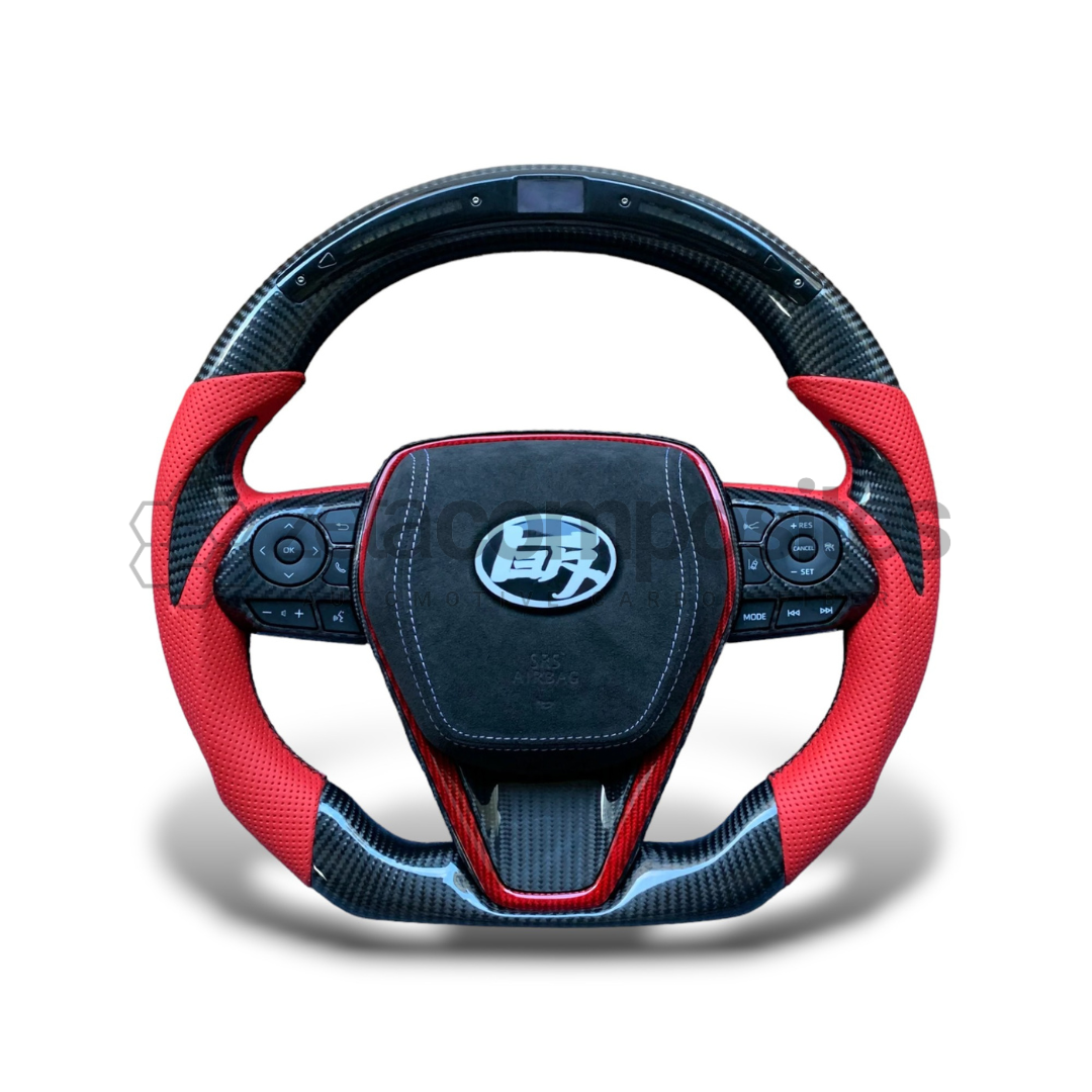 2018-2024 Toyota Camry Carbon Fiber Steering Wheel Customizable