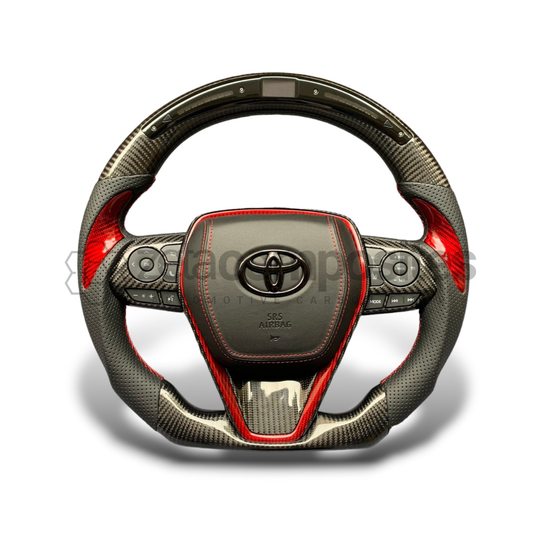 2018-2024 Toyota Camry Carbon Fiber Steering Wheel Customizable