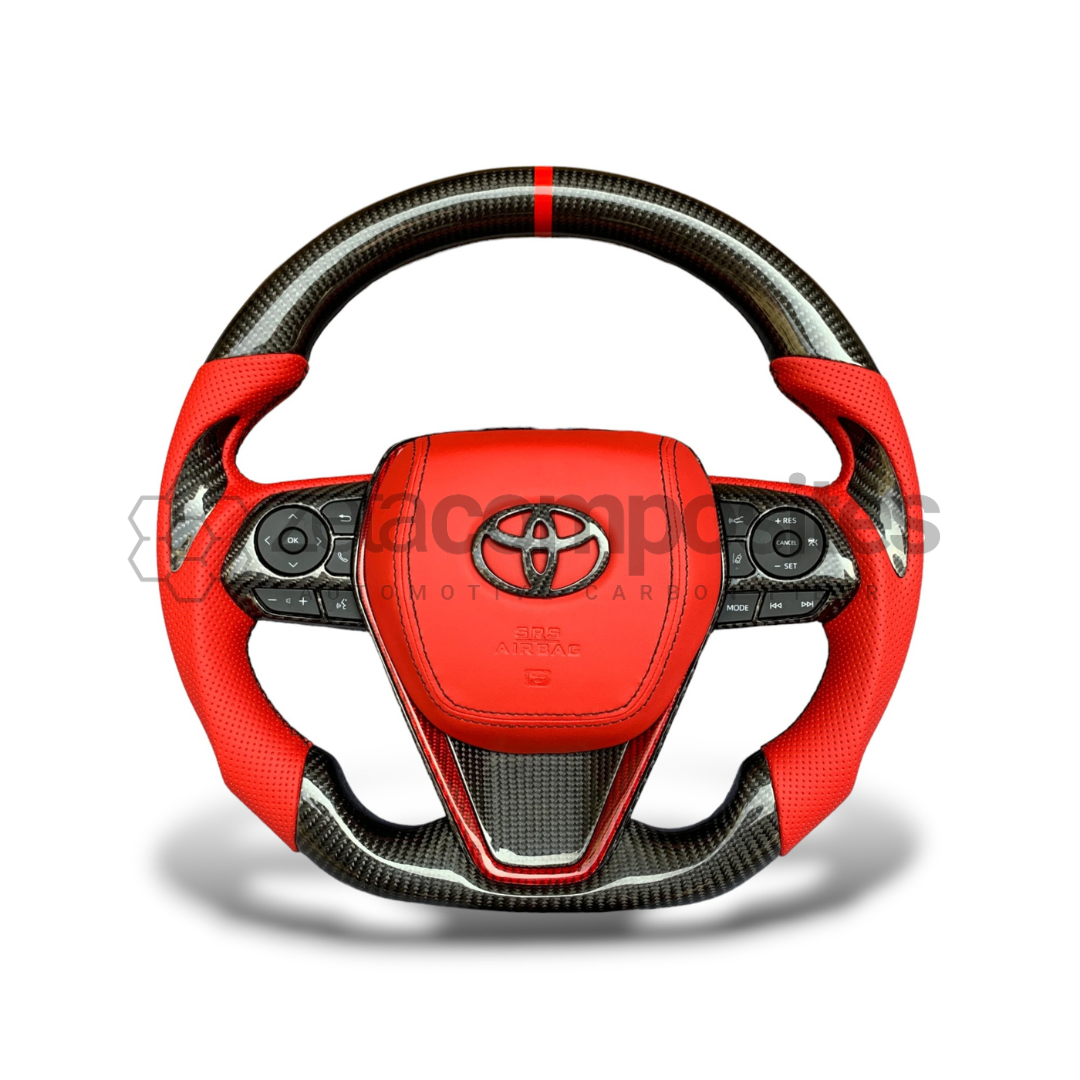 2018-2024 Toyota Camry Carbon Fiber Steering Wheel Customizable