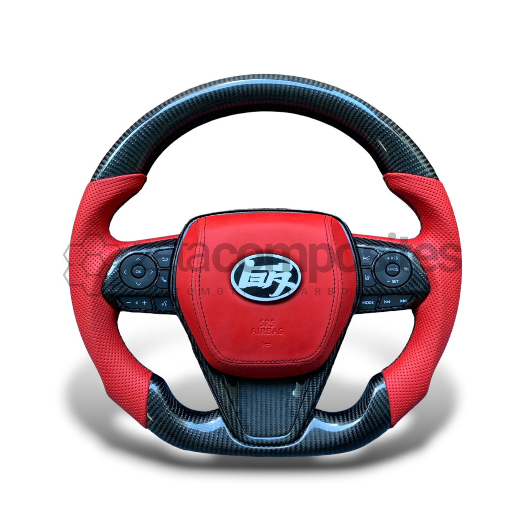 2018-2024 Toyota Camry Carbon Fiber Steering Wheel Customizable