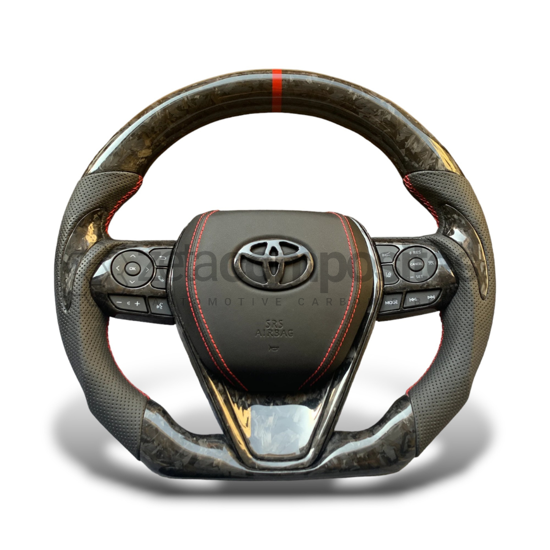 2018-2024 Toyota Camry Carbon Fiber Steering Wheel Customizable