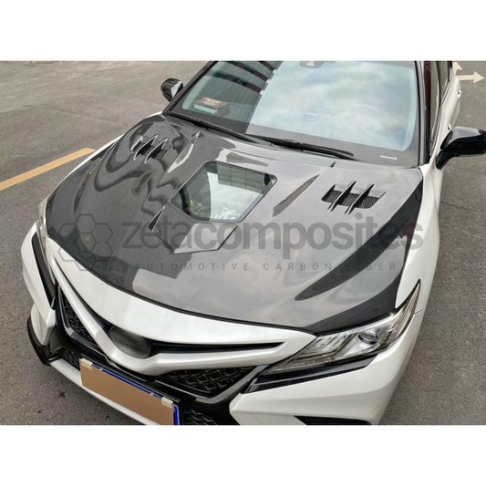 2018+ Camry Carbon Fiber Zr1 Style Window Hood