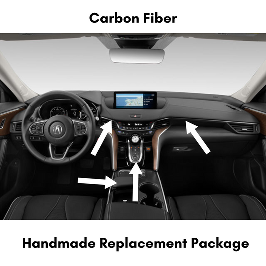 2021+ Acura TLX Carbon Fiber Interior Direct Replacement Kit