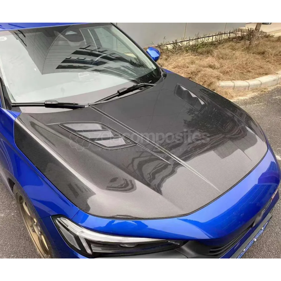 2022-2023+ 11th Gen Civic Carbon Fiber Hood