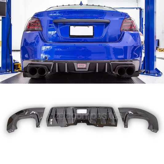 Carbon Fiber Rear Diffuser 2015-2021 WRX/STI 3 pc