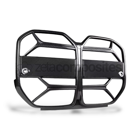 Bmw 4 Series G26 CSL Style Carbon Fiber Front Grille Replacement