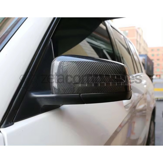 2008-2019 Mercedes CLA GLA GLK Carbon Fiber Mirror Cap Replacement Set