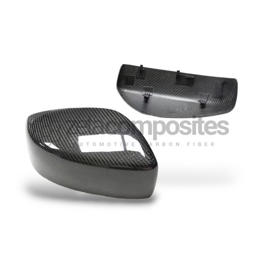 2009-2015 Infiniti Q60 G25 G37 Carbon Fiber Mirror Caps Replacement Set