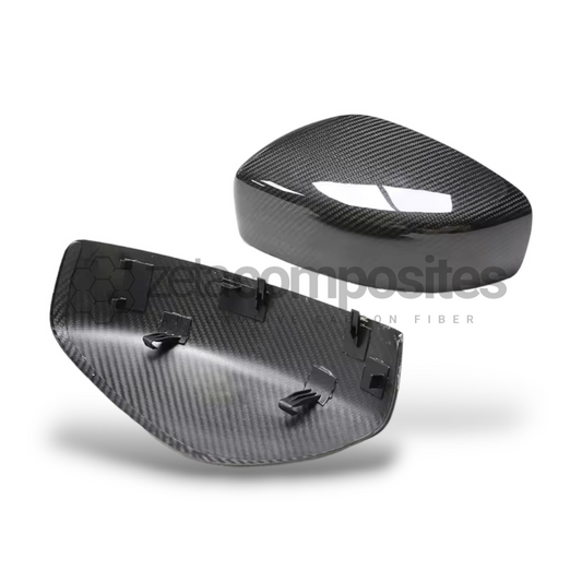 2009-2015 Infiniti Q60 G25 G37 Carbon Fiber Mirror Caps Replacement Set