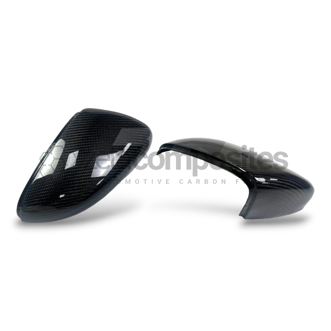 2009-2013 Golf Mk6 Carbon Fiber Mirror Cap Replacement Set