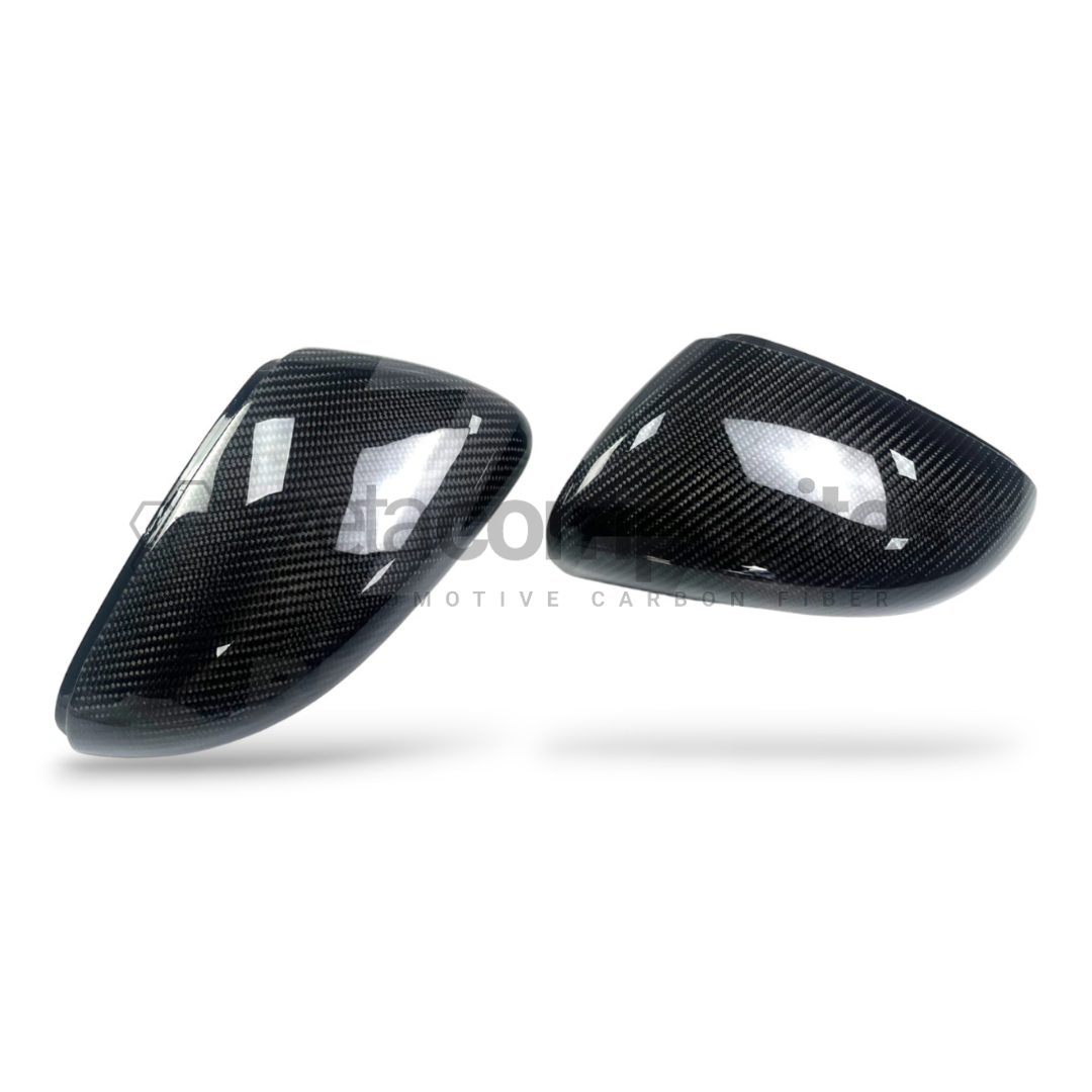 2009-2013 Golf Mk6 Carbon Fiber Mirror Cap Replacement Set