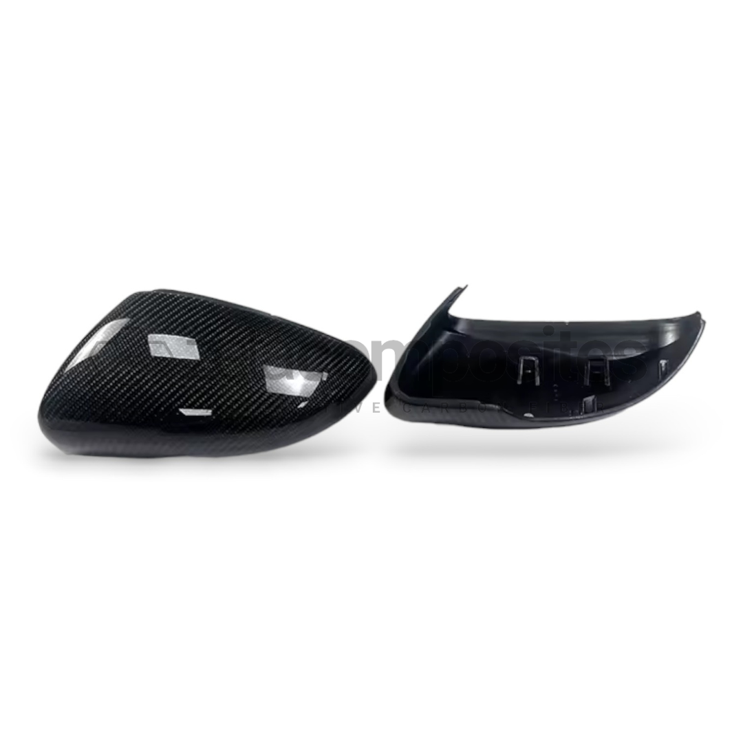 2009-2013 Golf Mk6 Carbon Fiber Mirror Cap Replacement Set