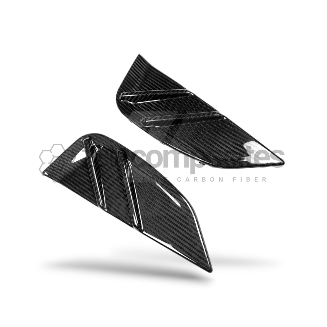 BMW G80 M3 / M4 Carbon Fiber Fender Insert Direct Replacement Set