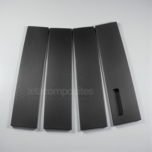 Carbon Fiber Complete B Pillar Cover Set for F150 F150 Raptor (2021'+)