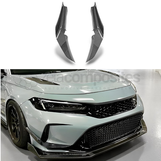 Carbon Fiber Canards for Civic Type R FL5 (2022+)