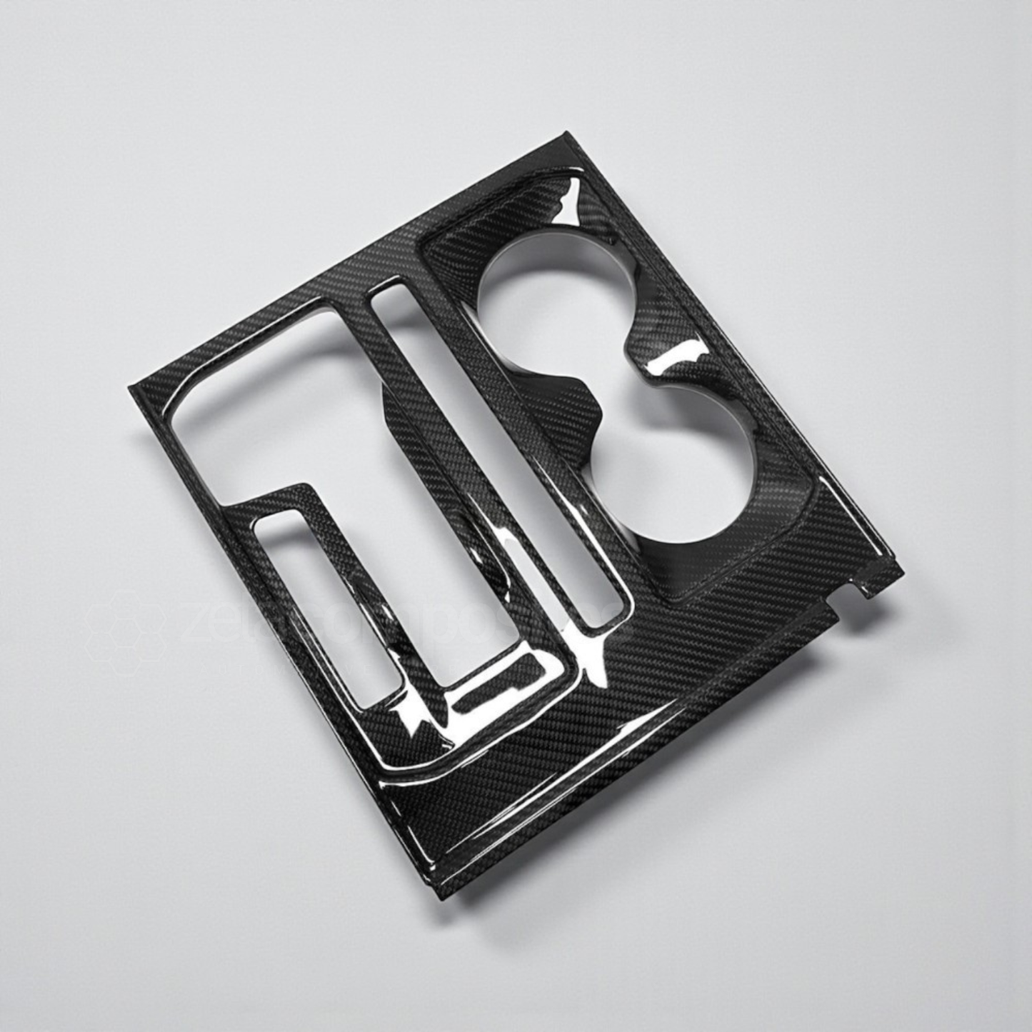 Carbon Fiber Cup Holder Shifter Bezel Cover for F150 (2021'+)