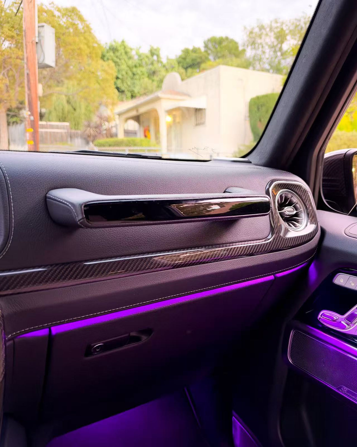 (2019'+) Mercedes G550 / G63 Carbon Fiber Dash Cover Kit W464 W463a