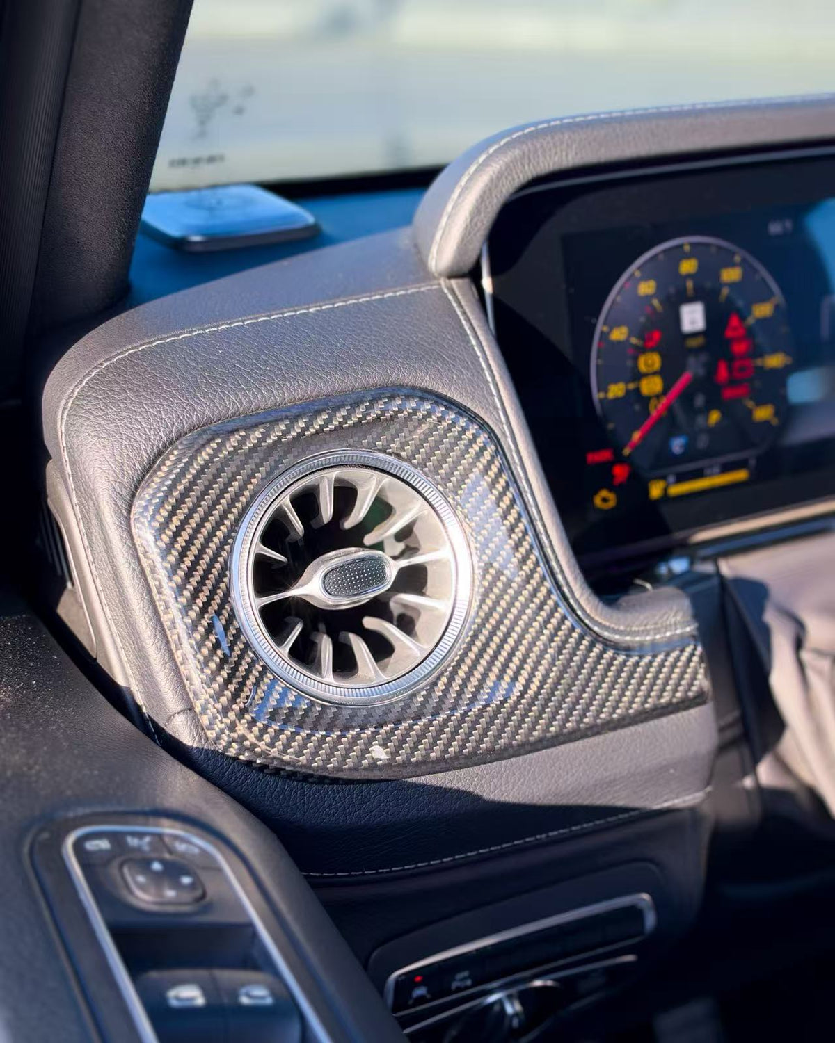 (2019'+) Mercedes G550 / G63 Carbon Fiber Dash Cover Kit W464 W463a