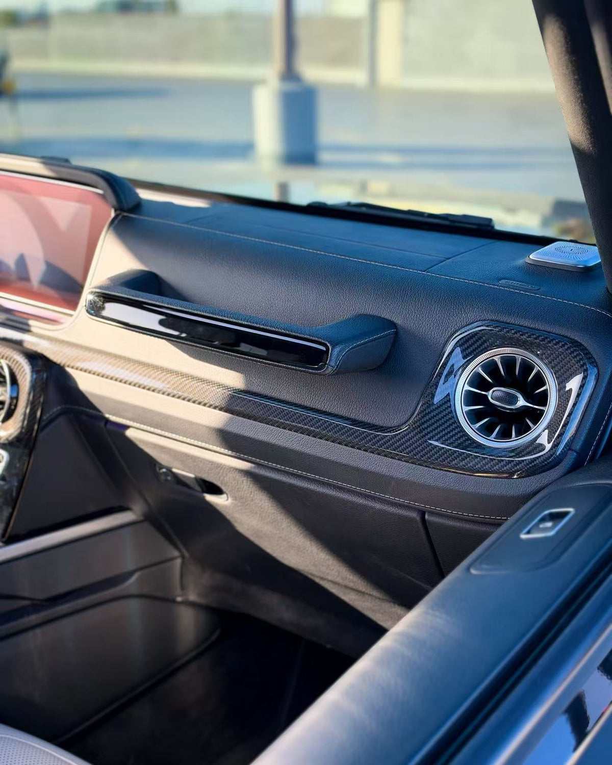 (2019'+) Mercedes G550 / G63 Carbon Fiber Dash Cover Kit W464 W463a