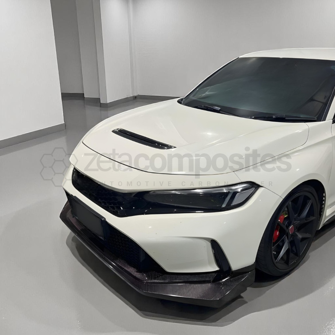 Carbon Fiber Track Style Front Lip for 11th Gen Honda Civic FL5 Type R