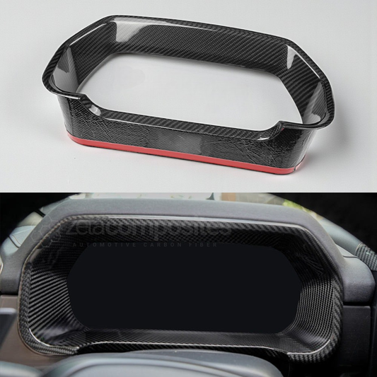 Carbon Fiber Gauge Insert Cover for F150 (2021'+)