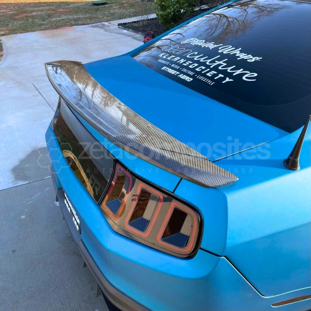 real carbon fiber gt500 spoiler mustang