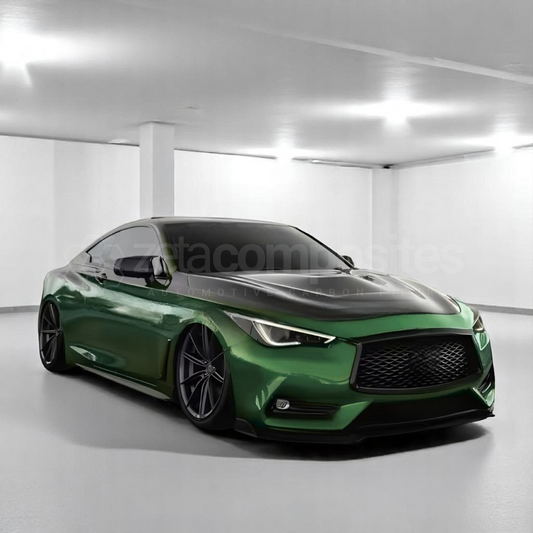 Carbon Fiber Hood GTS Style | Compatible with Infiniti Q50 and Q60