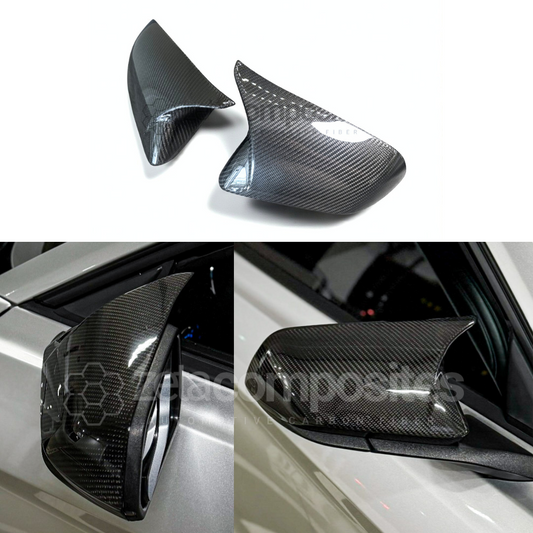 Carbon Fiber Mirror Cap Covers for Mustang (15'-24') M Style